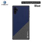 PINWUYO Honors Series Shockproof PC + TPU Protective Case for Galaxy Note10+(Blue) - 1
