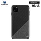 For iPhone 11 Pro PINWUYO Honors Series Shockproof PC + TPU Protective Case (Black) - 1