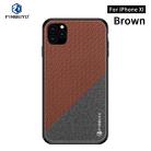 For iPhone 11 Pro PINWUYO Honors Series Shockproof PC + TPU Protective Case (Brown) - 1