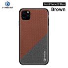 For iPhone 11 Pro Max PINWUYO Honors Series Shockproof PC + TPU Protective Case (Brown) - 1