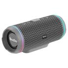 Oneder V10 Bluetooth 5.0 Color Dual LED lights, TWS Connection Function, 10W Stereo CD Quality，Support TF Card & USB Drive & AUX & FM(Grey) - 1