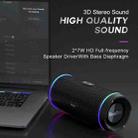 Oneder V10 Bluetooth 5.0 Color Dual LED lights, TWS Connection Function, 10W Stereo CD Quality，Support TF Card & USB Drive & AUX & FM(Grey) - 10