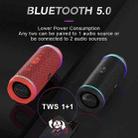 Oneder V10 Bluetooth 5.0 Color Dual LED lights, TWS Connection Function, 10W Stereo CD Quality，Support TF Card & USB Drive & AUX & FM(Grey) - 11