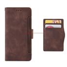 Wallet Style Skin Feel Calf Pattern Leather Case For Samsung Galaxy Note10+ / Note10+ 5G ,with Separate Card Slot(Brown) - 1