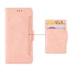 Wallet Style Skin Feel Calf Pattern Leather Case For Google Pixel 3a ,with Separate Card Slot(Pink) - 1