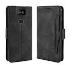 Wallet Style Skin Feel Calf Pattern Leather Case For Asus Zenfone 6 ZS630KL,with Separate Card Slot(Black) - 1