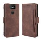 Wallet Style Skin Feel Calf Pattern Leather Case For Asus Zenfone 6 ZS630KL,with Separate Card Slot(Brown) - 1