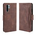 Wallet Style Skin Feel Calf Pattern Leather Case For Huawei P30 Pro,with Separate Card Slot(Brown) - 1