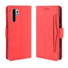 Wallet Style Skin Feel Calf Pattern Leather Case For Huawei P30 Pro,with Separate Card Slot(Red) - 1