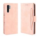 Wallet Style Skin Feel Calf Pattern Leather Case For Huawei P30 Pro,with Separate Card Slot(Pink) - 1