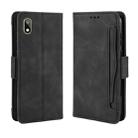 Wallet Style Skin Feel Calf Pattern Leather Case For Huawei Y5 (2019) / Honor 8S ,with Separate Card Slot(Black) - 1