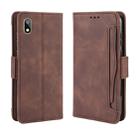 Wallet Style Skin Feel Calf Pattern Leather Case For Huawei Y5 (2019) / Honor 8S ,with Separate Card Slot(Brown) - 1