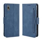 Wallet Style Skin Feel Calf Pattern Leather Case For Huawei Y5 (2019) / Honor 8S ,with Separate Card Slot(Blue) - 1