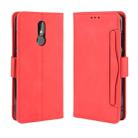 Wallet Style Skin Feel Calf Pattern Leather Case For Nokia 3.2,with Separate Card Slot(Red) - 1