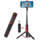 M18 Portable Selfie Stick Remote Control Mobile Phone Holder(Red) - 1