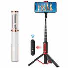 M18 Portable Selfie Stick Remote Control Mobile Phone Holder(White) - 1