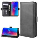 Wallet Stand Leather Cell Phone Case for LG W30，with Wallet & Holder & Card Slots(Black) - 1