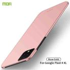 MOFI Frosted PC Ultra-thin Hard Case for Google Pixel 4 XL(Rose gold) - 1