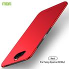 MOFI Frosted PC Ultra-thin Hard Case for Sony Xperia 20 / Xperia XA4(Red) - 1
