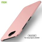 MOFI Frosted PC Ultra-thin Hard Case for Sony Xperia 20 / Xperia XA4(Rose gold) - 1