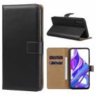 Horizontal Flip Leather Case for Huawei Honor 9X with Magnetic Clasp and Bracket and Card Slot and Wallet(Black) - 1