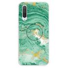 3D Marble Soft Silicone TPU Case Cover Bracket For Xiaomi Mi CC9e(Dark Green) - 1