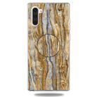 3D Marble Soft Silicone TPU Case Cover Bracket For Galaxy Note10(Brown) - 1