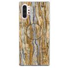 3D Marble Soft Silicone TPU Case Cover Bracket For Galaxy Note10 +(Brown) - 1