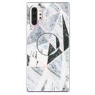 3D Marble Soft Silicone TPU Case Cover Bracket For Galaxy Note10 +(Polytriangle) - 1
