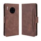 Wallet Style Skin Feel Calf Pattern Leather Case For Huawei Mate 30 Pro,with Separate Card Slot(Brown) - 1
