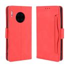 Wallet Style Skin Feel Calf Pattern Leather Case For Huawei Mate 30 Pro,with Separate Card Slot(Red) - 1