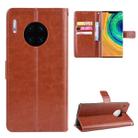 Retro Crazy Horse Texture Horizontal Flip Leather Case for Huawei Mate 30 Pro, with Holder & Card Slots & Photo Frame(Brown) - 1