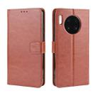 Retro Crazy Horse Texture Horizontal Flip Leather Case for Huawei Mate 30, with Holder & Card Slots & Photo Frame(Brown) - 1