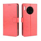 Retro Crazy Horse Texture Horizontal Flip Leather Case for Huawei Mate 30, with Holder & Card Slots & Photo Frame(Red) - 1