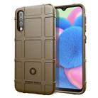 Full Coverage Shockproof TPU Case for Galaxy A30s(Brown) - 1