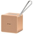 EWA A105 High Hidelity Bluetooth Speaker, Small Size High  Power Bass, TWS Bluetooth Technology Support TF(Gold) - 1