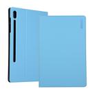 ENKAY Horizontal Flip PU Leather Case with Holder for Galaxy Tab S6 10.5 T860 / T865(Light Blue) - 1