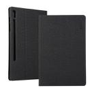 ENKAY Denim Pattern Horizontal Flip Leather Case with Holder for Galaxy Tab S6 10.5 T860 / T865(Black) - 1