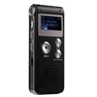 SK-012 8GB Voice Recorder USB Professional Dictaphone  Digital Audio With WAV MP3 Player VAR   Function Record(Black) - 1