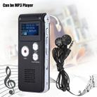 SK-012 8GB Voice Recorder USB Professional Dictaphone  Digital Audio With WAV MP3 Player VAR   Function Record(Black) - 4