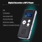 SK-012 8GB Voice Recorder USB Professional Dictaphone  Digital Audio With WAV MP3 Player VAR   Function Record(Black) - 13