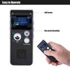 SK-012 8GB Voice Recorder USB Professional Dictaphone  Digital Audio With WAV MP3 Player VAR   Function Record(Black) - 19