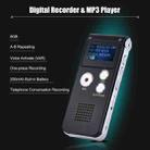SK-012 8GB Voice Recorder USB Professional Dictaphone  Digital Audio With WAV MP3 Player VAR   Function Record(Black) - 22