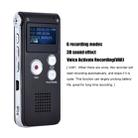 SK-012 8GB Voice Recorder USB Professional Dictaphone  Digital Audio With WAV MP3 Player VAR   Function Record(Grey) - 7