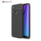 Litchi Texture TPU Shockproof Case for Galaxy A10s(Black) - 1