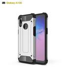 Magic Armor TPU + PC Combination Case for Galaxy A10s(Silver) - 1