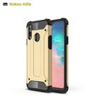 Magic Armor TPU + PC Combination Case for Galaxy A20s(Gold) - 1