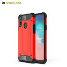Magic Armor TPU + PC Combination Case for Galaxy A20s(Red) - 1