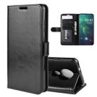 R64 Texture Single Fold Horizontal Flip Leather Case for NOKIA 6.2, with Holder & Card Slots & Wallet(Black) - 1