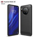 Brushed Texture Carbon Fiber TPU Case for Huawei Mate 30(Black) - 1